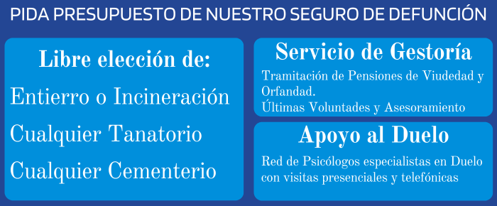 PIDA PRESUPUESTO DE NUESTRO SEGURO DE DEFUNCIÓN. https://www.segurodedefuncion.com/